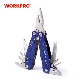 WORKPRO 15-in-1 multitool Camping Tools Aluminum Multi pliers Folding Pliers Outdoor Survival Tools Y200321