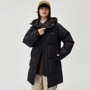 Workwear China-Chic doudoune pour hommes hiver nouveau mi-long à capuche tous temps vêtements fonctionnels surmonter l'individualité