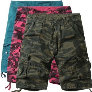 Vêts de travail surdimensionnés américains lâches Multi-Pocket Beach Shorts, pantalon de 5 pouces