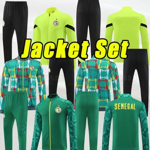 Monde 2024 2023 Sénégal Jersey de football Football MANE KOULIBALY GUEYE KOUYATE SARR homme Maillot de foot Football Uniformes Coupe Pantalon de survêtement à manches longues