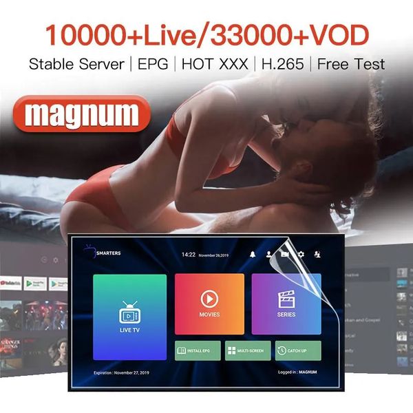 World 4K TV 25000 Live Vod Channels M3 U Liste XXX Android Fire Stick plusieurs appareils France UK German Espagne Pologne Pays-Bas Suisse