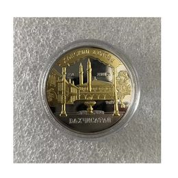 Pièce commémorative d'art de l'architecture mondiale, pièce d'or et d'argent du palais bicolore de Crimée ukrainienne.cx