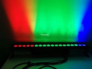 World Best Selling Products Individuele bediening 18 * 10W RGBW Volledige kleuren Lineaire Outdoor LED Muurwasser voor het Bouwen van geveldecoratie
