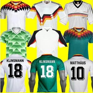 Wereldbeker 1990 1992 1994 1998 1988 Duitsland Retro Littbarski Ballack voetbal jerseys Klinsmann Matthias Home Shirt Kalkbrenner Jersey 1996 1998 2004 2010 2014 2016