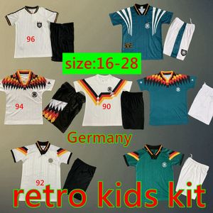 Wereldbeker 1990 1996 Duitsland Retro Littbarski BALLACK voetbalshirt KLINSMANN 2006 2014 shirts KALKBRENNER 1996 2004 Matthaus Hassler Bierhoff KLOSE kindertenue