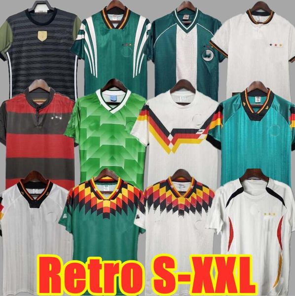 Coupe du monde 1990 1998 1988 1996 GermanyS Retro Littbarski BALLACK Soccer Jerseys KLINSMANN 2016 2006 2014 chemises KALKBRENNER 1996 2004 Matthaus Hassler Bierhoff