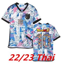 Wereldbeker 2022 Japan Voetbalshirts 22 23 home blauw Cartoon Captain TSUBASA ATOM Japans 2023 Football Player Fans Shirt HONDA KAGAWA OKAZAKI heren 999