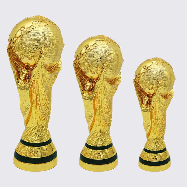 Coupe du monde Resin Golden Trophée européen Trophée Trophes Soccer Mascot Fan Fan Gift Office Décoration