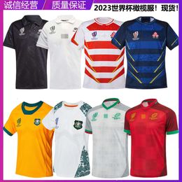 Copa Mundial Zelanda All Blacks Japón Australia Portugal lejos de las camisetas de rugby de manga corta