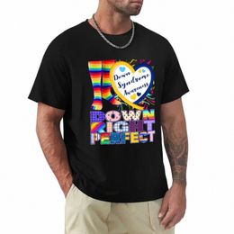 Syndrome du monde Down Rock Rock Your chaussettes T21 Aen T-shirt Sweat Kawaii Clothes d'été T-shirt Men N7FQ #