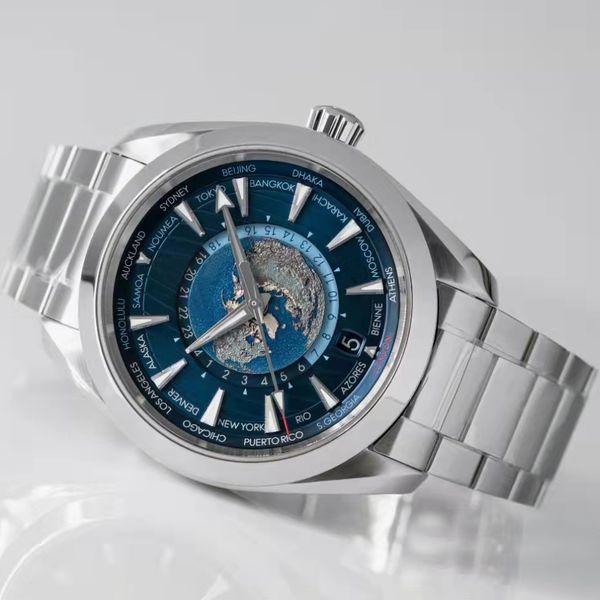 World Fashion Mens S Time James Bond Hombres Relojes automáticos Movimiento mecánico S Skyfall Reloj de pulsera de acero