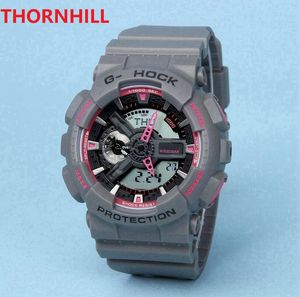 Wereldtijd elektronische multifunctionele horloges mode casual mannen outdoor horloge sport dames led digitale kwartsklok cadeau