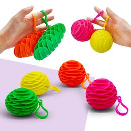 Ver Fidget Toys déformable doigt jouet sensoriel en plastique Shrapnel décompression jouet tous âges soulagement Anti-anxiété cadeau Surprise