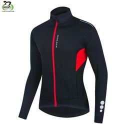 WOSAWE veste de cyclisme hiver coupe-vent hydrofuge veste réfléchissante chaud hommes femmes VTT vtt Long Jersey9683280