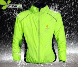 WOSAWE vestes de cyclisme hydrofuges réfléchissantes 5 couleurs vêtements de pluie vêtements de vélo manteau coupe-vent vtt coupe-vent de vélo S3XL8611093