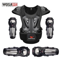 WOSAWE deportes motocicleta armadura Protector chaqueta cuerpo soporte vendaje Motocross guardia Brace engranajes protectores pecho esquí protección 240124