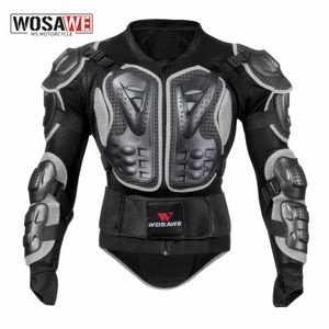 Wosawe Sports Motorcycle Armure Protector Veste Motocross Guard Gardée Back Support Protection Protection de la poitrine Protection 231227