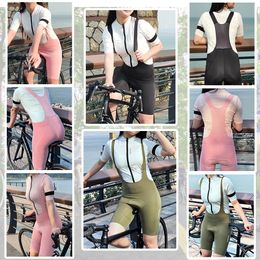 Wosawe Femmes Cycling Bib Shorts CoolMax 3D Gel Pad Vélo Pantalon Short Superelastic Tocoproofing Mtb Road Bicycle Vêtements