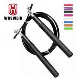 WOSWEIR Crossfit Jump Rope Professional Speed Bearing Skipping for Fiess Workout Training Equipement MMA Boxing Home Exercise L2405