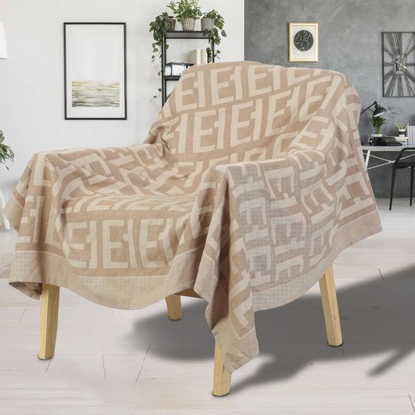 Couvertures tissées couverture de jet léger et confortable pour canapé chaises de lit de camping