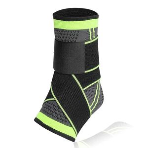 Bandage de compression tissé Band élastique en nylon Band ankle Support Support Basketball Football Taekwondo Fitness Talon Protector Gym