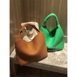 Sac à main tissé venetasbottegas sac fait main une épaule aisselle grande capacité mère plage vacances femme