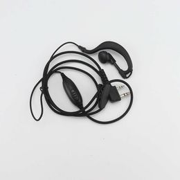 Câble casque tissé walkie talkie universel oreille haut de gamme accrochée écoute de traction Baofeng 5r