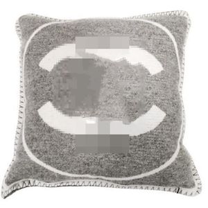 Housse de coussin tissée en Jacquard Ins, coussin de canapé en laine, taie d'oreiller nordique tricotée pour la maison