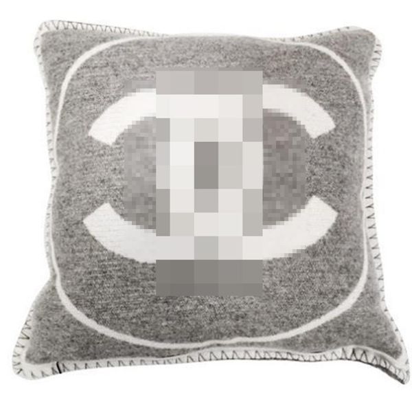 Woven Jacquard Ins Small Fragance C Cushion Cushion Wool Wool Nordic Home Pillow Cover Knitting1476060