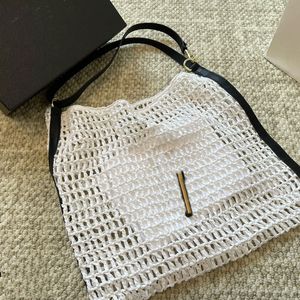 Geweven boodschappentas dames designer handtas mode hardware koppeling hoogwaardige zak hobo