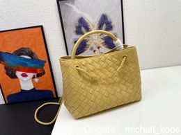 Fourre-tout tissé haute capacité sac à main pour femme Plaid cuir métal nœud Logo motif banlieue sac à provisions concepteur luxe ID michafl_kops