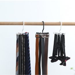 Wovhstear 360 graden roterende riemrek nek stropdas hanger opslag hanger bandriem houder ruimte spaarden 20 haken kledinghanger