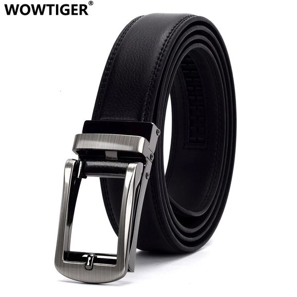 Wowtiger Ratchet de haute qualité boucle automatique noir