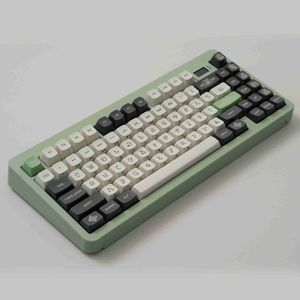 WP MAYA WDA Profile Paint Coat Keycap Set ABS voor toetsenbord 87 tkl 104 ansi xd64 bm60 xd68 BM87 BM65 Beige Groen Tampondruk HKD230808