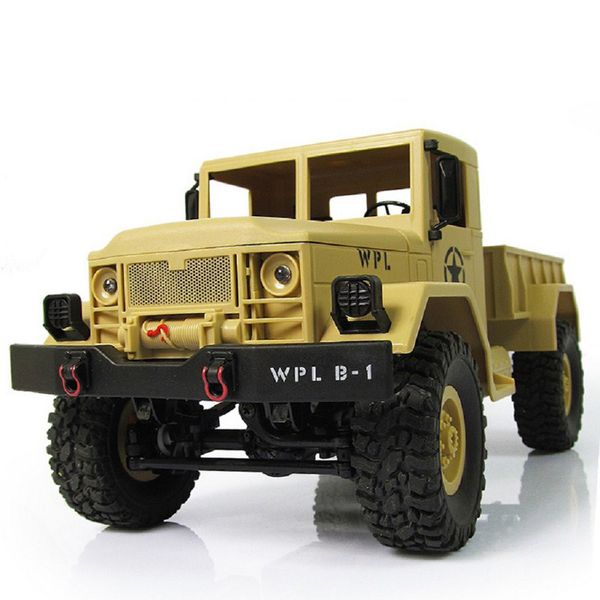 WPL B-14 RC camion télécommande escalade véhicule tout-terrain jouet 2.4G passe-temps militaire 4 roues motrices voiture RTR pièces de rechange KIT de bricolage B-1