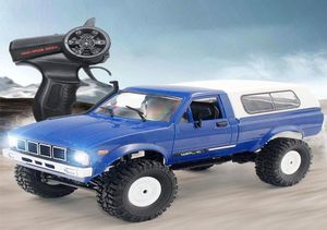 WPL C24 24G 116 4WD RC Coche Jeep Modelo Radio Eléctrica Control Remoto OffRoad Truck Buggy Máquina Móvil RC Juguetes Niños Regalos Y23279601