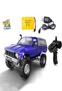 WPL C24 RC Coche de control remoto 2 4G RC Crawler Offroad Car Buggy Máquina móvil 116 4WD Niños Coches con batería RTR regalos 213596429