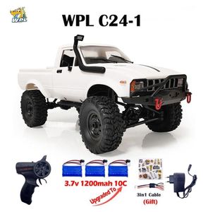 WPL C241 Car RC à grande échelle 116 2 4G 4WDR ROCK CRAWLER ELECTRIC BUGGY CURMING LED LED LETOR IROAD 1 16 For Kids Gifts Toys 2207721559