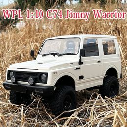 WPL C74 1 10 Jimny Warrior 2.4G afstandsbediening terreinwagen volledig elektrische vierwielaandrijving klimauto speelgoed 231230