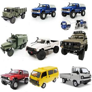 WPL RC CAR 4WD Radio Control Offroad RTR Kit Rock Crawler Electric Buggy Moving Machine C54 B24 B16 C24 B36 Montage 240327