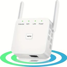 Repetidor WIFI inalámbrico WPS de 300Mbps, extensor WiFi, amplificador WiFi, Repetidor de señal WiFi, punto de acceso