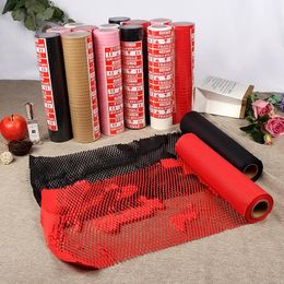 Enveloppez en nid d'abeille en papier kraft papier marron / noir / blanc / rouge / rose feuille de tissu mg artisanat roule