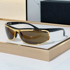 Enveloppez les lunettes de soleil ovales Nouvelles verres de style Femme des lunettes de soleil de créateurs A71557