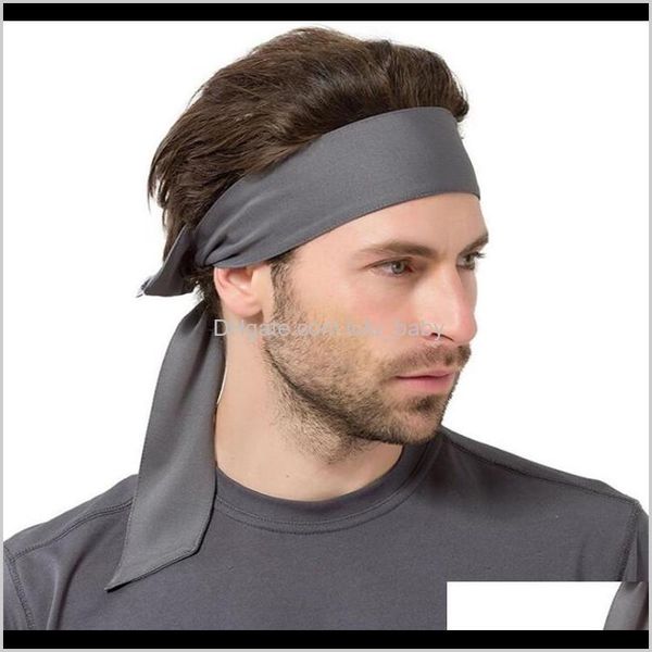 Envoltones Sombreros, Bufandas Accesorios Guantes Drop Entrega 2021 Moda Hombres Deporte Bandanas Suda Suda Sudadero Diadema Yoga Gimnasio Cabello Al aire libre SP