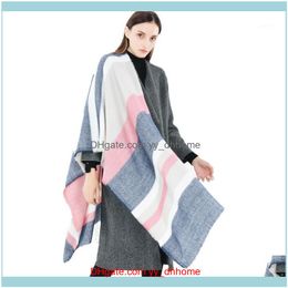 Wraps Hoeden, Sjaals Handschoenen Mode AessorieScarves 190 * 65cm Kasjmier Imitatie Sjaal Sjaal Herfst Winter Mannen Foulard Square Hijab Dames