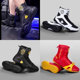 Zapatos de lucha para hombres y mujeres, zapatillas de lucha transpirables, calzado de boxeo con peso GAI