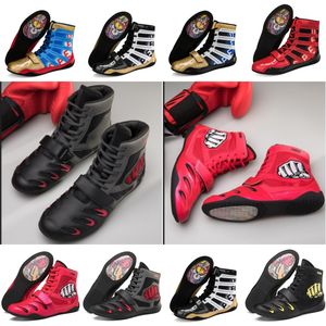 Zapatillas de lucha libre hombres para la lucha libre transpirable zapatillas de boxeo liviano calzado gai