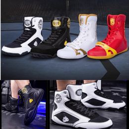 Chaussures de lutte chaussures de boxe professionnelles frottant Zoo respiration baskets de Combat entraînement Combat Laarzen GAI