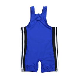 Wrestling Suit Professional Coverall Training Competition Freestyle Wrestling Suit High Elastic Spandex Oefening Sets Gymnastics 240319