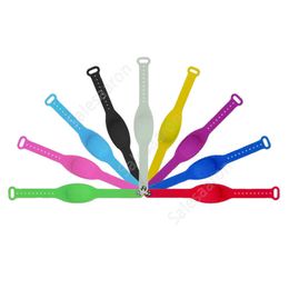 Distributeur de désinfectant pour les mains en silicone au poignet Distributeur de désinfectant pour les mains portable Bracelet portable Squeezy Wristband Distributeur de main DAS343